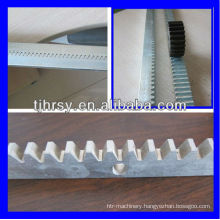 Steel(zinc plated) gear racks with mounting holes
